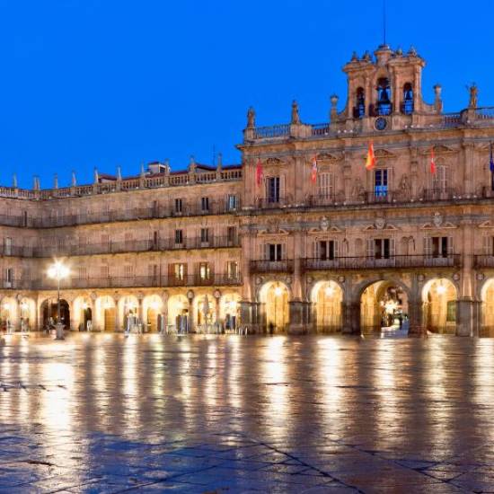 Plaza Mayor nocturna
